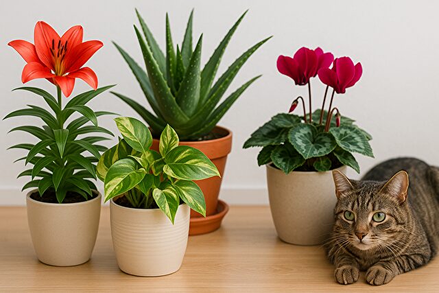 猫にとって危険な植物一覧