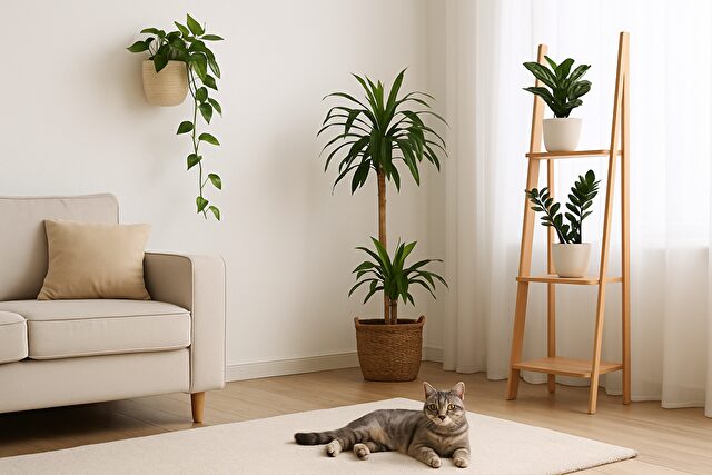 植物との上手な付き合い方｜猫と共存する工夫
