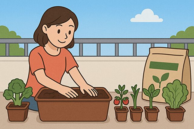 プランター土の再利用手順【5ステップで簡単解説】